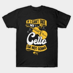 Cello Player Instrument Violoncello Cellist Gift T-Shirt